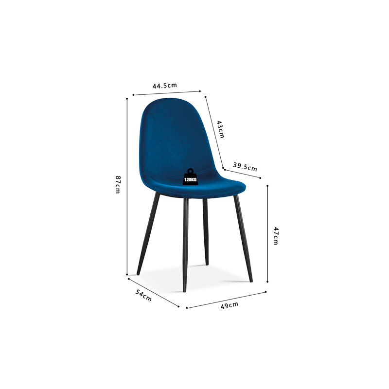 Dining Chair, Dark Blue