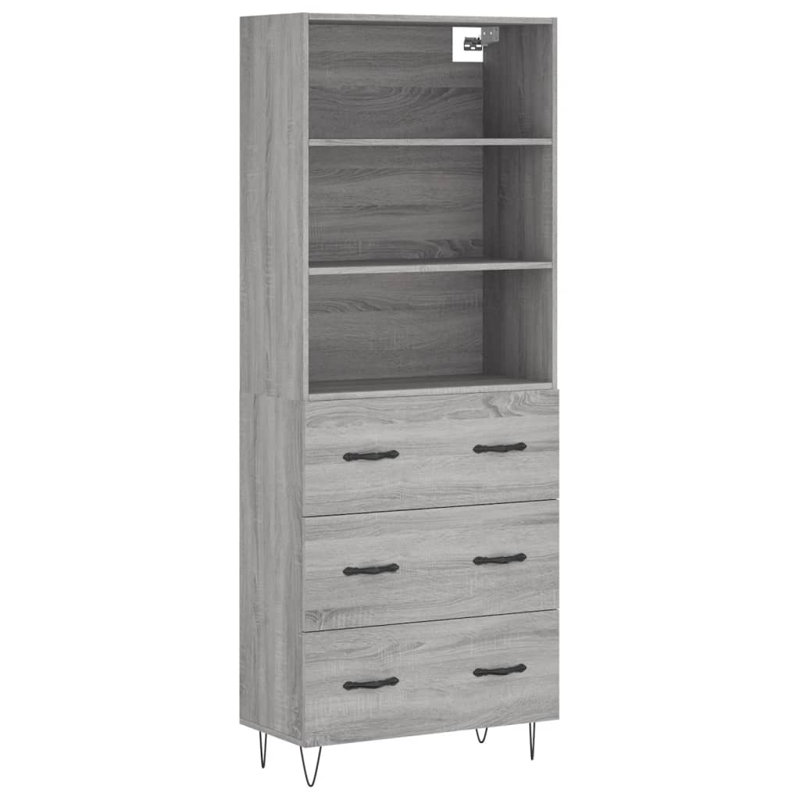 Michah 180 cm H x 69.5 cm W Standard Bookcase