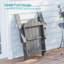 Chaise pliante Adirondack avec repose-pieds rétractable et porte-gobelet, chaise longue d'extérieur en PEHD-66474948