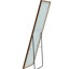 Miroir sur pied plein en bois massif 65 * 23, verre incassable, magasin de vêtements décoratif 65 "x 23", présentoir attrayant