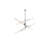 Axil 3-Bar Pendant in Chrome