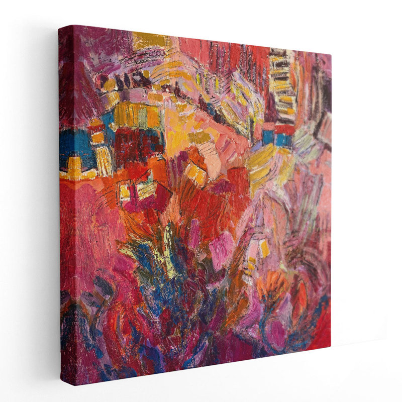 Splendid Garden I - reproduction d'art sur toile, H 20 po x l 20 po