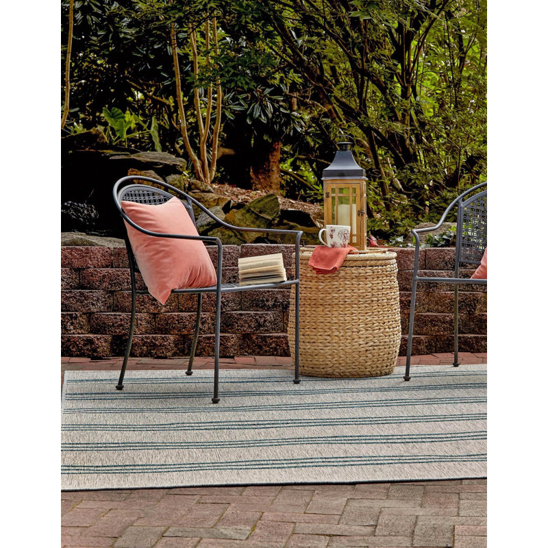 Uniopolis Indoor / Outdoor Rug, Square 7'10"