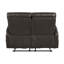 Canapé deux places inclinable avec poche latérale, design compact-1702797130
