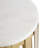 Heleen Marble Drink Table 9" Diameter