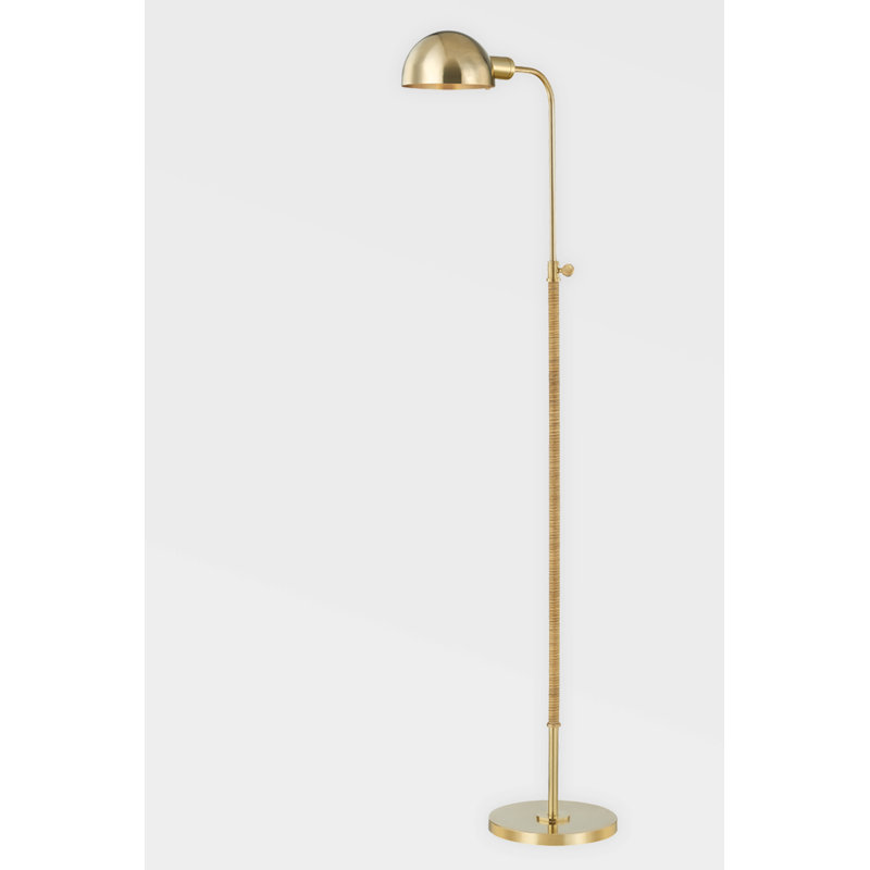 Devon 1 - Light Floor Lamp By Mark D. Sikes - Aged Brass Frame