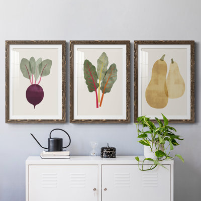 Organic Veg IX - ensemble de 3 cadres photo
