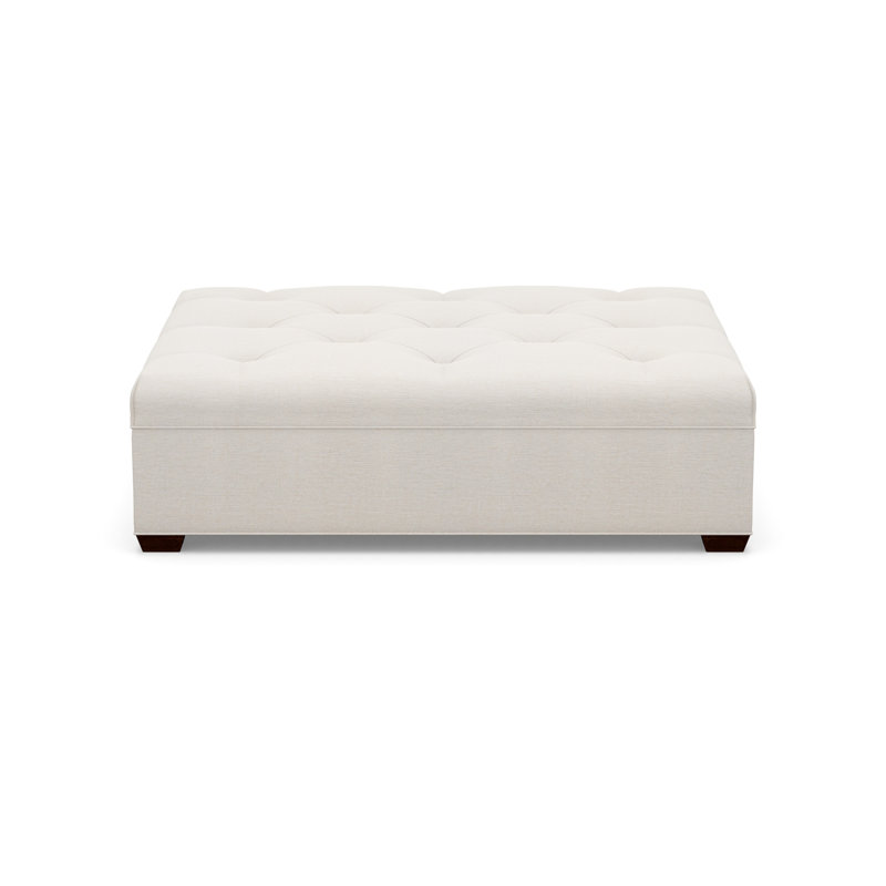Tufted Ottoman, 8172-81, Walnut