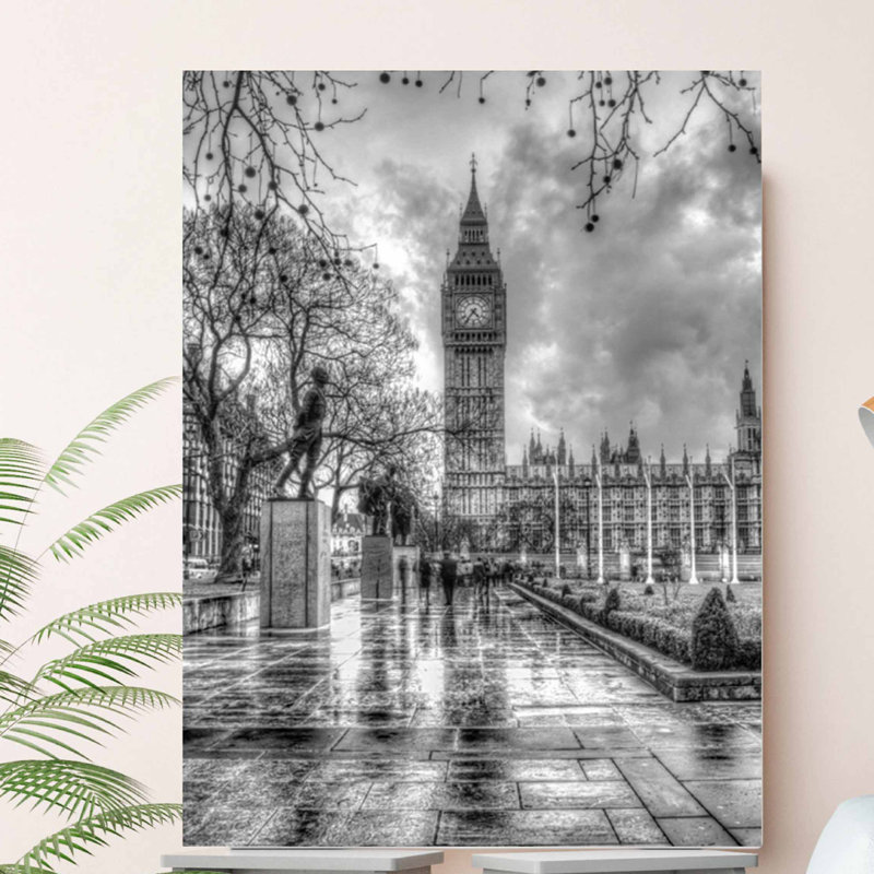 « rainy day », reproduction de photo sur toile tendue