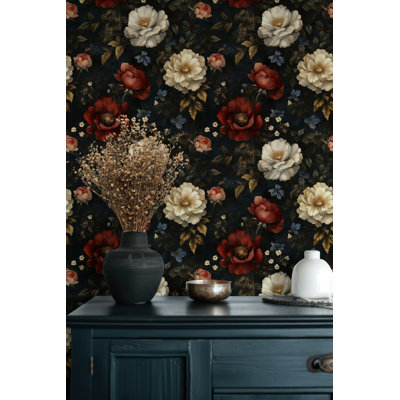 Papier peint floral hollandais Moody