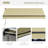Retractable Awning, Patio Awnings, Sunshade Shelter W/ Manual Crank Handle, UV & Water-Resistant Fabric And Aluminum Frame For Deck, Balcony, Yard-112604867-112604863