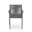 Chaise de salle à manger d'extérieur moderne en aluminium avec siège en corde (ensemble de 2)-298877716