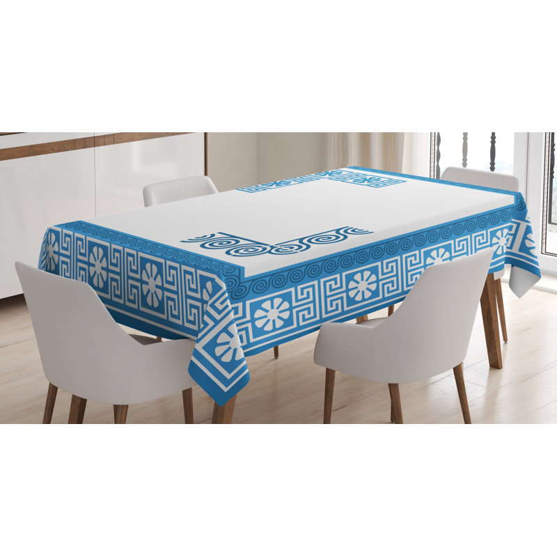 Geometric Tablecloth, 70" L x 52" W