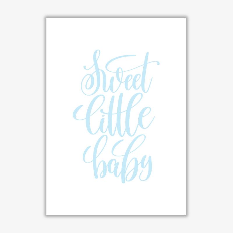 Sweet Little Baby - Print, No Frame, 60 cm H x 42 cm W x 1 cm D