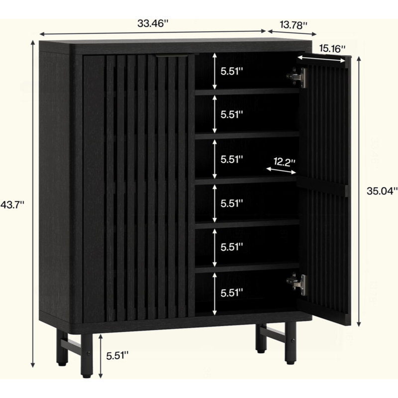 Armoire de rangement, armoire à chaussures moderne