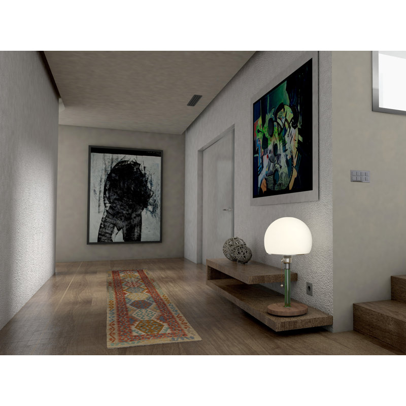 Shuler Ikat Hand Woven Area Rug, Runner 80 x 300cm