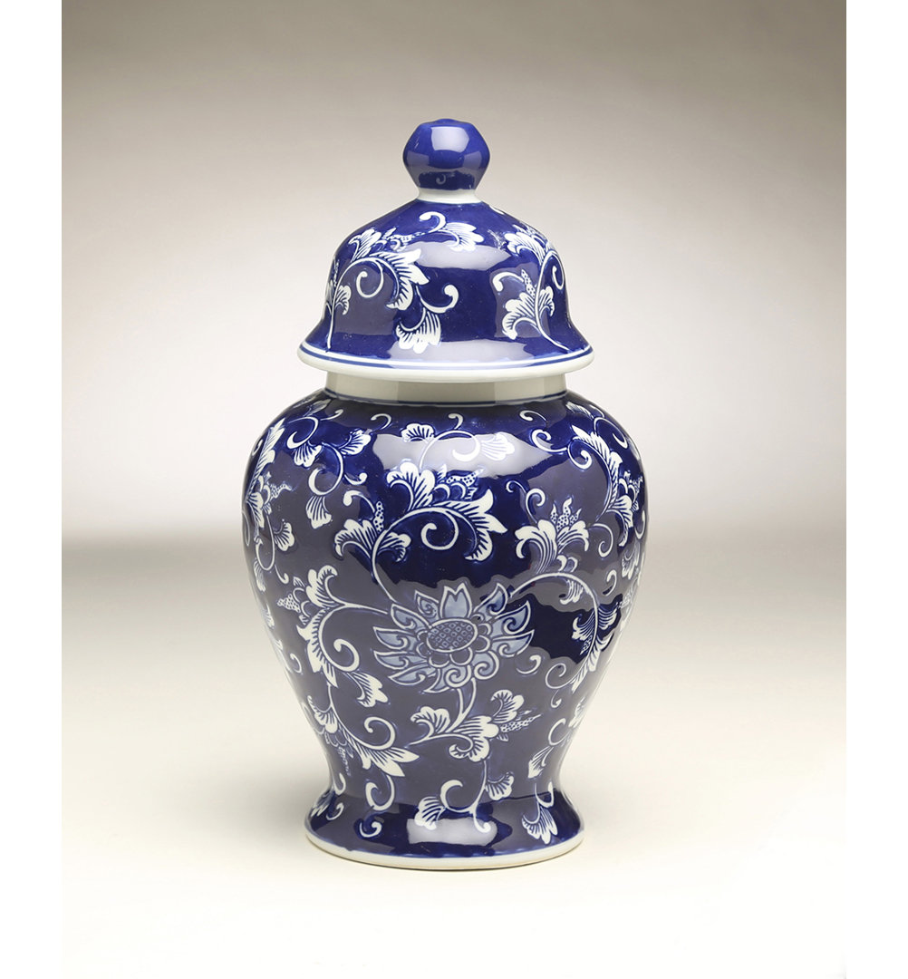 Farber Floral Urn Charlton Home®