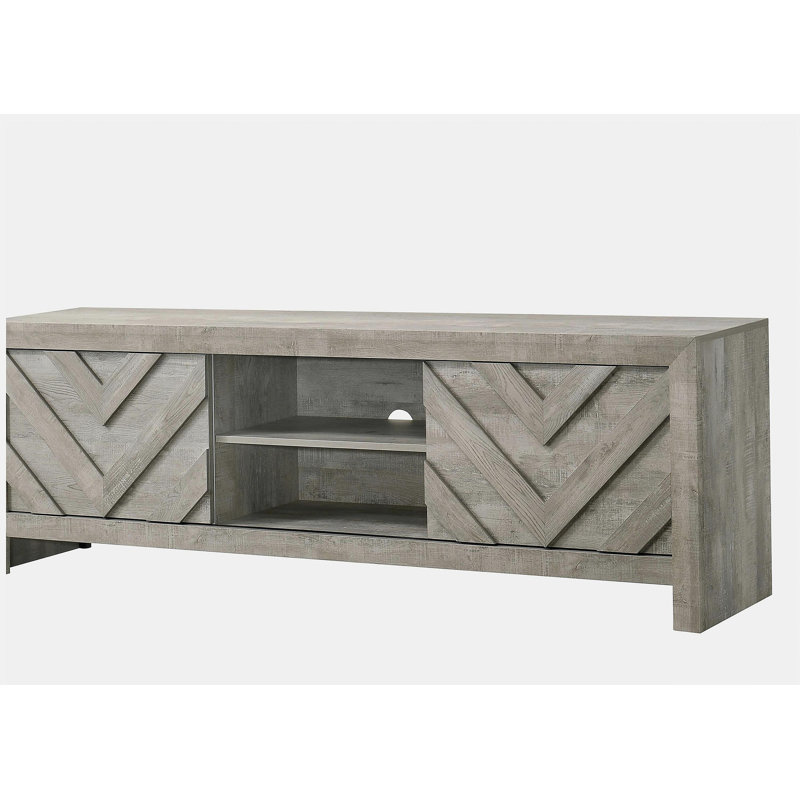 Meuble télé 1pc, Gris