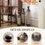 Ensemble de 3 vases en métal en forme de gouttelettes - 3 grands vases de plancher émaillés pour une décoration intérieure élégante-46986707