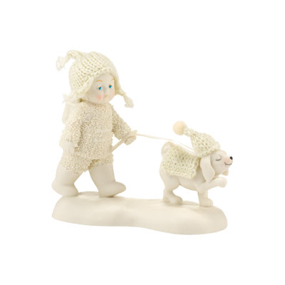 Classic Snowbabies Dog Days of Winter Figurine 4.5in H