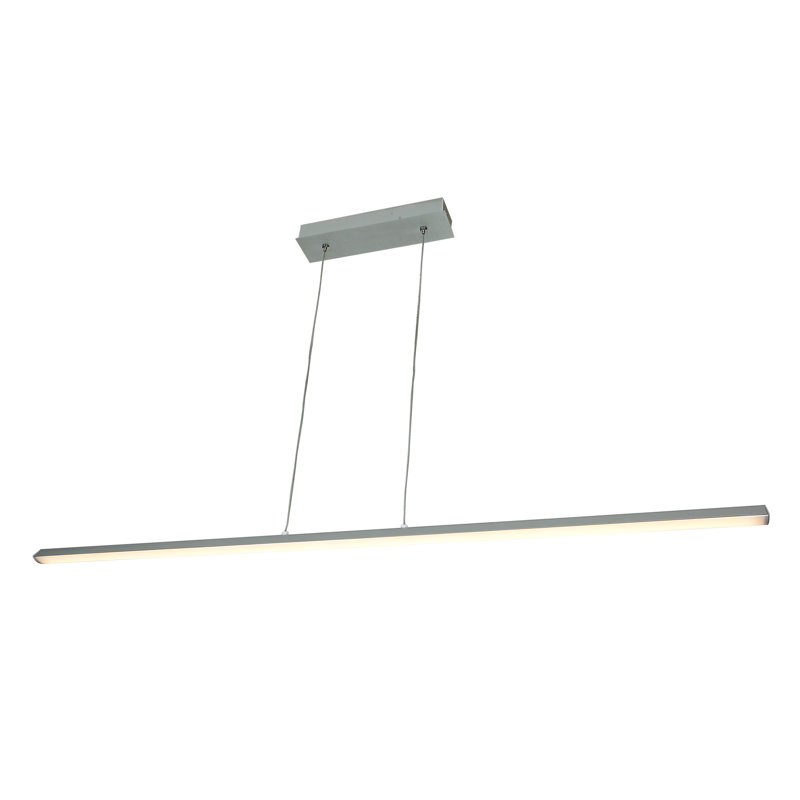 Allyn 1 - Light Silver LED Kitchen Island Pendant