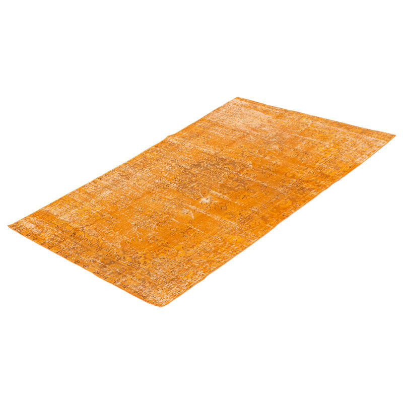 Tapis orange à transition de couleur 3 pi 10 po x 6 pi 8 po