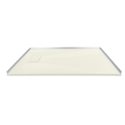 Transolid Trimslate 67-in x 36-in Zero Threshold Shower Base with End Drain
