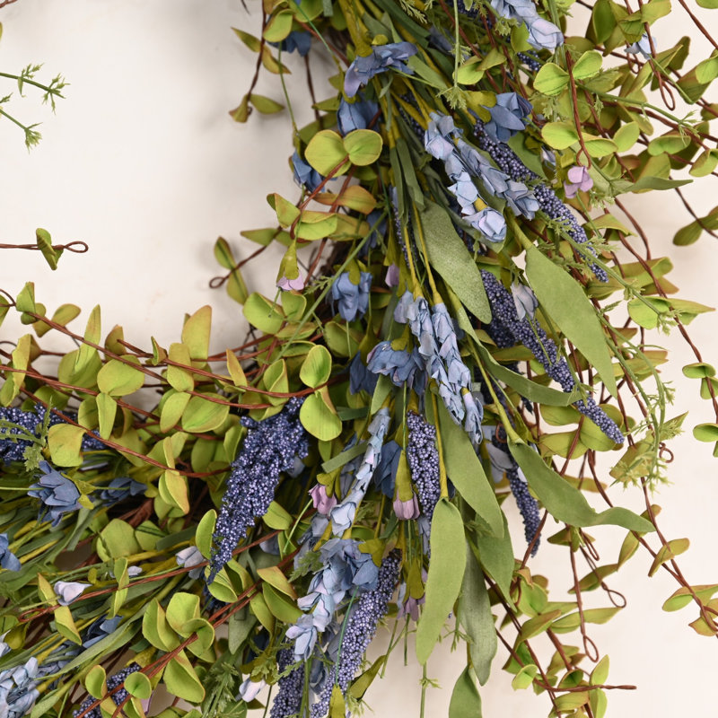 Couronne de 24 po avec porte de lavande 24 po Eucalyptus