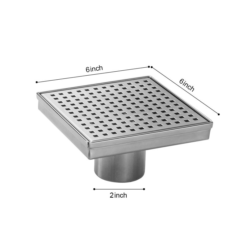 Drain de plancher de douche 6 pouces