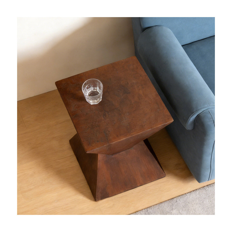 Table d'appoint moderne, Marron foncé