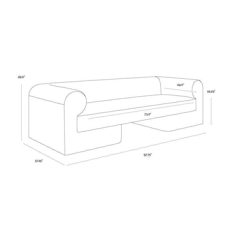 Ionic Sofa, Meg Ash