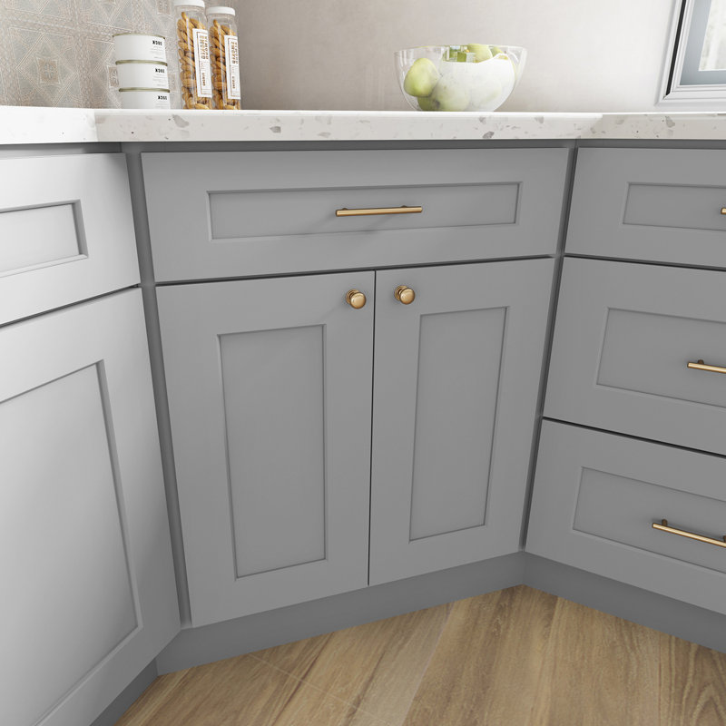 Armoire d'angle, Gris