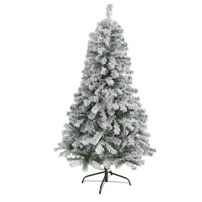 Arbre de Noël artificiel épinette en flocage