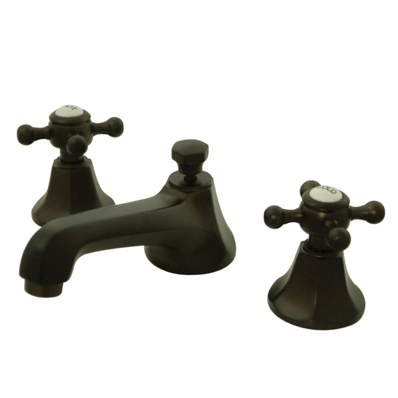 Metropolitan Widespread Bathroom Faucet with Drain Assembly, Oil Rubbed Bronze