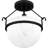 Charlier Glass Semi Flush Mount