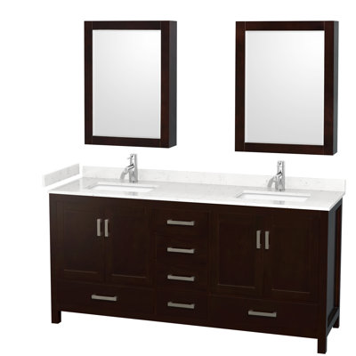 Ensemble de meuble-lavabo double 72 po Sheffield