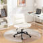 Chaise blanche avec hauteur réglable et siège large pour plus de confort-121106591