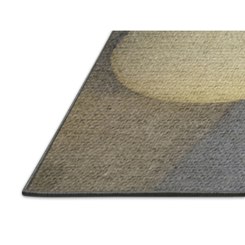 Tapis gris en coton halloween, Rectangle 2 pi x 4 pi