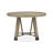 Delacruz Acacia Round Solid Wood Base Dining Table
