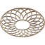 20"OD x 6 7/8"ID x 3/8"T Cannes Wood Fretwork Pierced Ceiling Medallion, Cherry-63411910-63411895