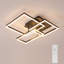 Square 60Cm LED Flush Mount With Remote