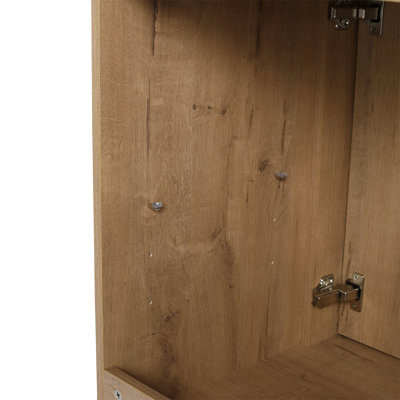 30" Freestanding Bathroom Cabinet Without Basin & 2 Soft-Close Cabinet Doors ,Only Vanity Without Top