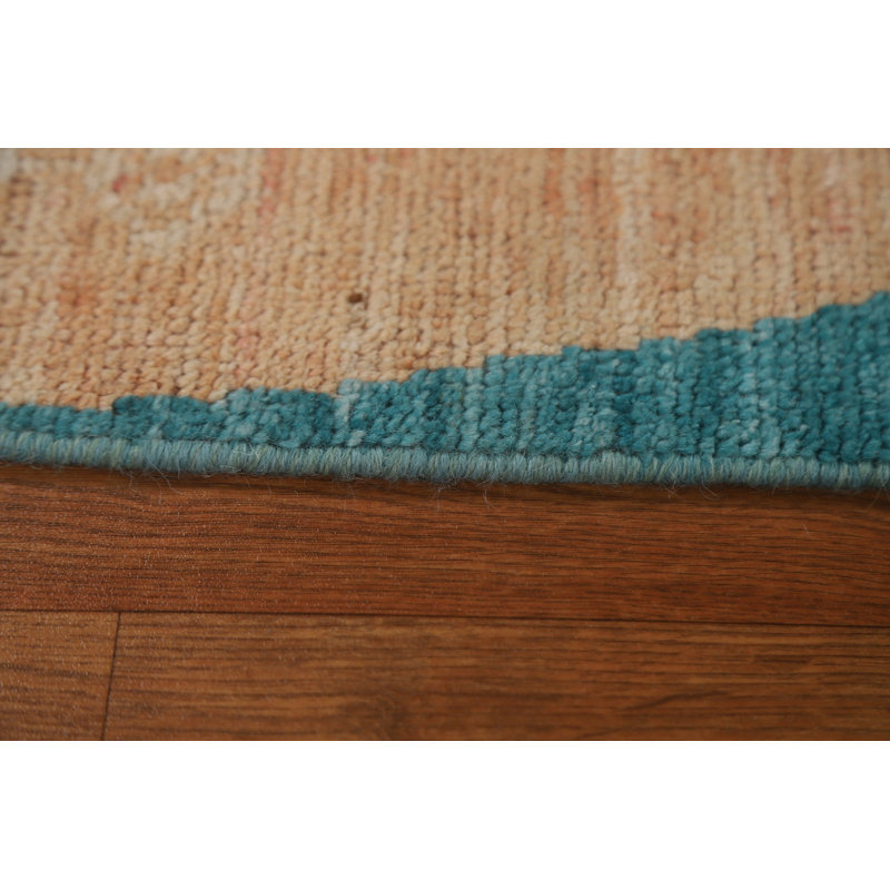 Tapis oriental végétal à motif végétal noué à la main 2 x 4