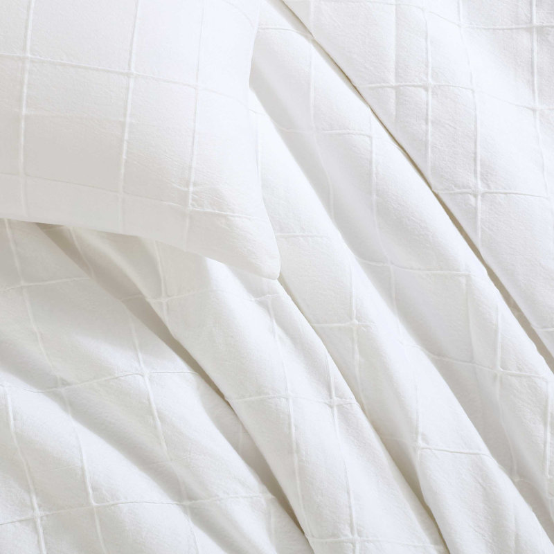 Ensemble de housse de couette Calvin Klein, Housse de couette pour grand lit + 2 taies décora