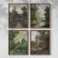 «Vintage Landscape CXCVII», 4 pièces sur papier-237075377-237075378