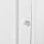 Armoire de rangement multi-fonctionnelle avec deux portes et tablettes réglables, tablette ouverte-658173292