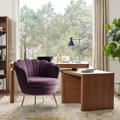 Hendrix Velvet Accent Chair