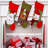 17.5" Jute Christmas Stockings, Set of 3