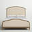 Ilay Solid Wood Arched Headboard Upholstered Bed-1709090448