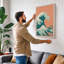 Wave at Dawn Coastal - Wrapped Canvas-1587329780-1587329791